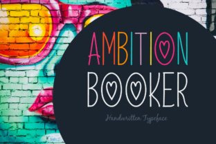 Ambition Booker: A Handwritten Font That Brings Personality to Every Design