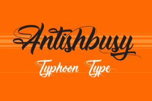 Antishbusy: A Bold Script for Modern Design