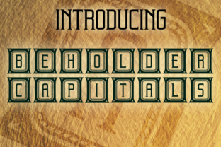 Beholder Capitals: Bold Typography for Impact