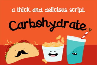 Carbohydrate: A Whimsical Cursive Font for Bold Expression