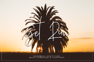 Get Run: A Handmade Calligraphy Font for Elegant Design
