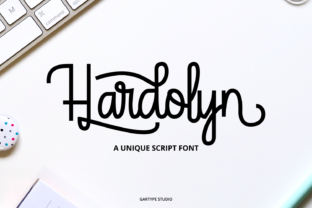 Hardolyn: A Unique Script Font for Creative Expression