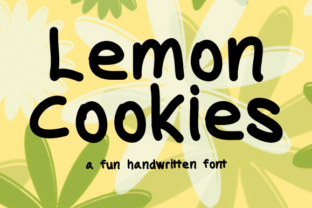Lemon Cookies: A Fun and Lighthearted Handwritten Font