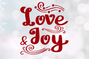 Love and Joy: A Festive Font for Creative Expression