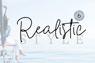 Realistic: A Bold Typographic Statement for Modern Design