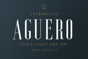 The Aguero Serif: A Timeless Font for Modern Design