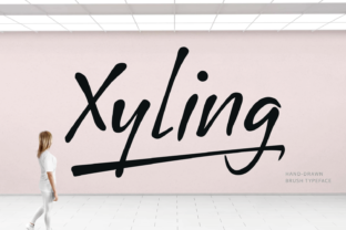 Xyling: A Unique Hand-Drawn Brush Font for Standout Designs