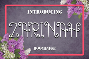 Zarinah: A Unique Handwriting Font for Creative Expression